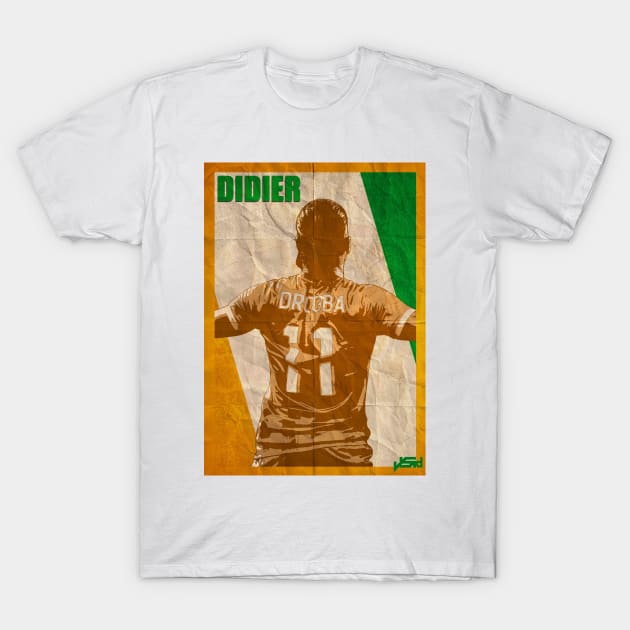 Drogba T-Shirt by johnsalonika84